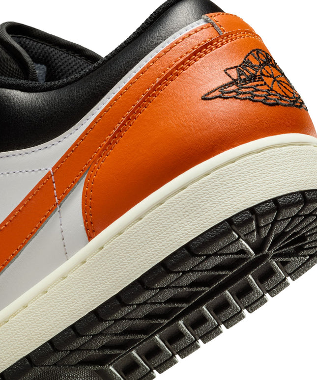 Air Jordan Mens 1 Low - Black/Starfish
