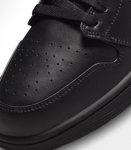 Air Jordan Mens 1 Low  - Triple Black