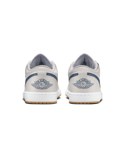 Air Jordan Mens 1 Low - White/Midnight Navy