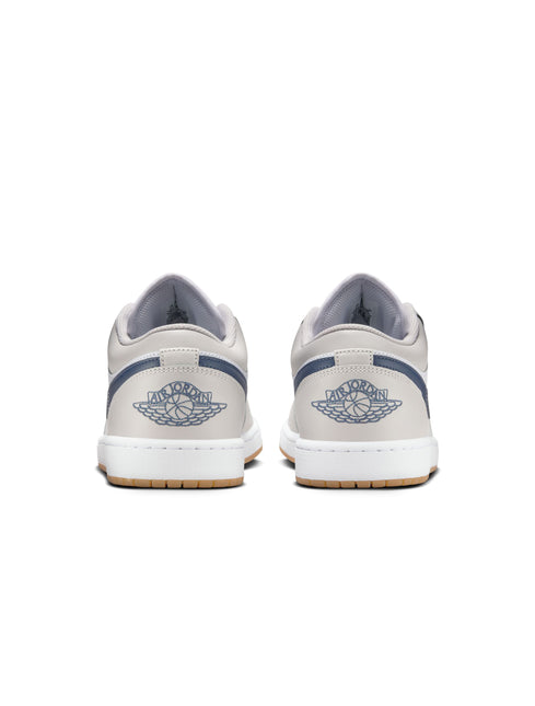 Air Jordan Mens 1 Low - White/Midnight Navy