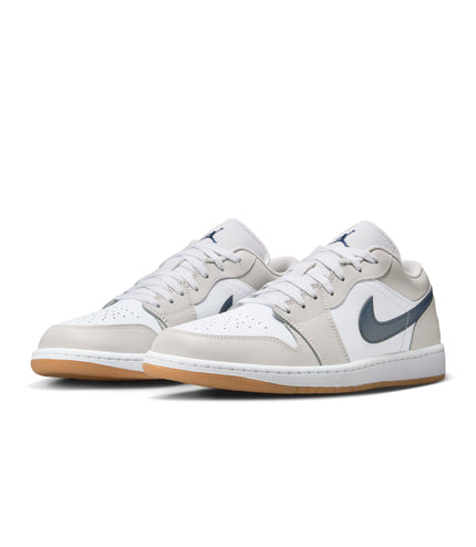 Air Jordan Mens 1 Low - White/Midnight Navy