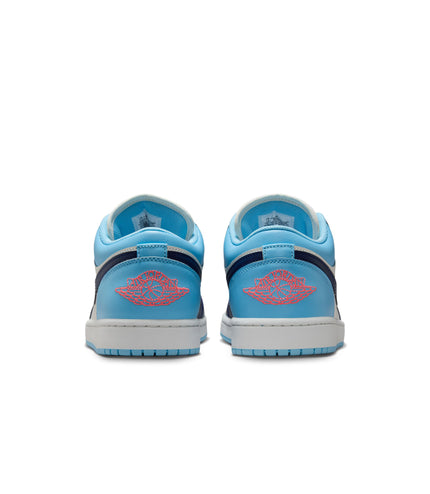 Air Jordan Mens 1 Low - Sail/Blue Void