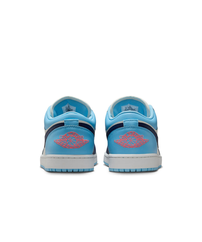 Air Jordan Mens 1 Low - Sail/Blue Void