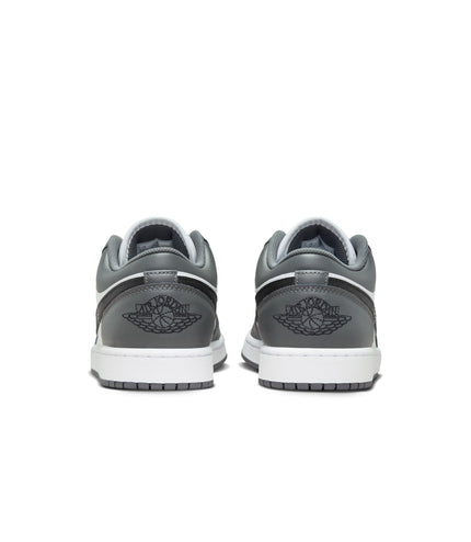 Air Jordan Mens 1 Low - White/Iron Grey