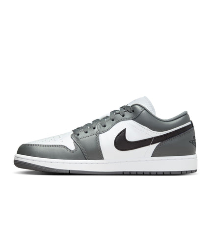 Air Jordan Mens 1 Low - White/Iron Grey