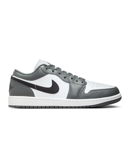 Air Jordan Mens 1 Low - White/Iron Grey