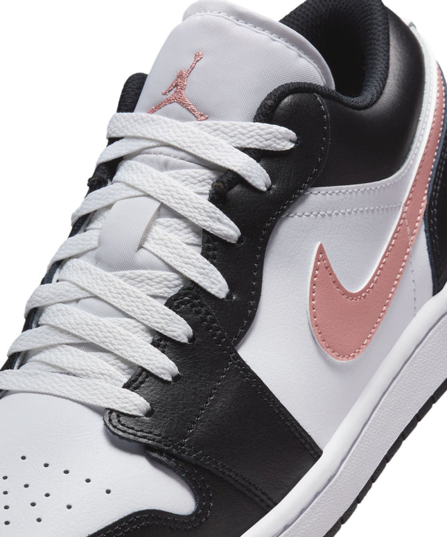 Air Jordan Mens 1 Low - White/Rust Pink