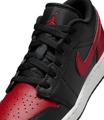 Air Jordan Big Kids 1 Low - Black/Varsity Red