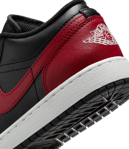 Air Jordan Big Kids 1 Low - Black/Varsity Red