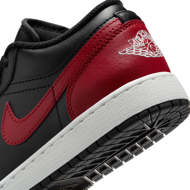 Air Jordan Big Kids 1 Low - Black/Varsity Red