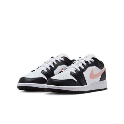 Air Jordan Big Kids 1 Low - White/Rustic Pink