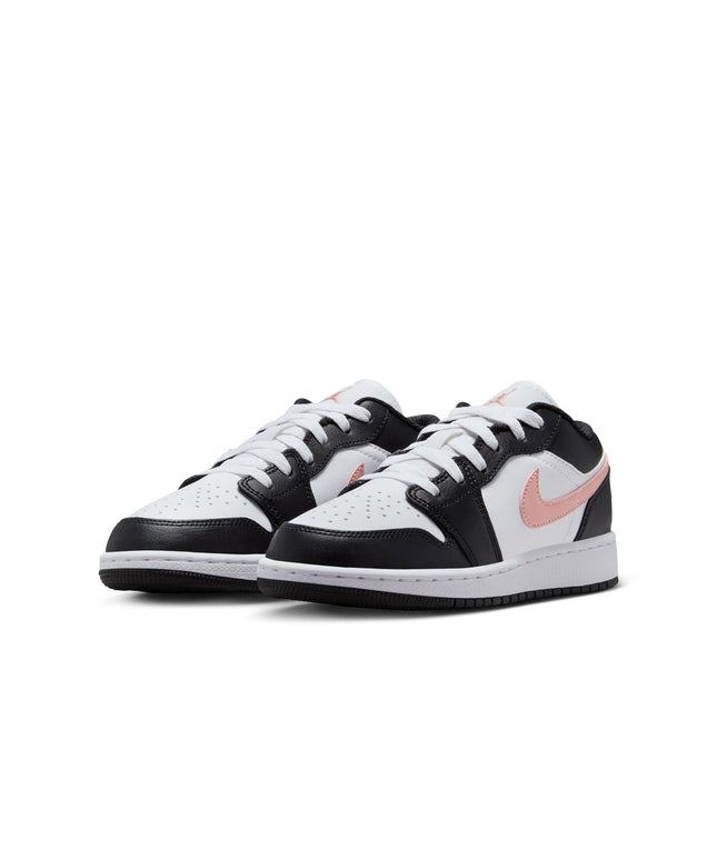 Air Jordan Big Kids 1 Low - White/Rustic Pink