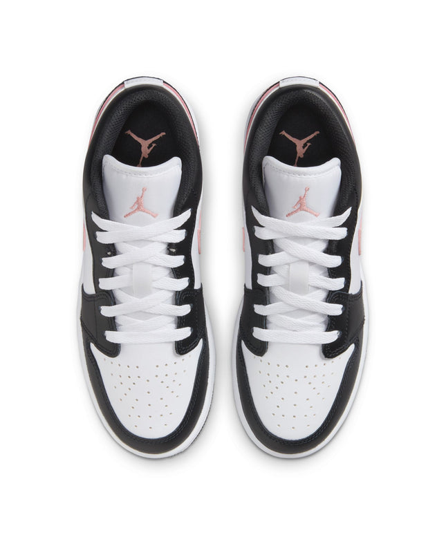 Air Jordan Big Kids 1 Low - White/Rustic Pink