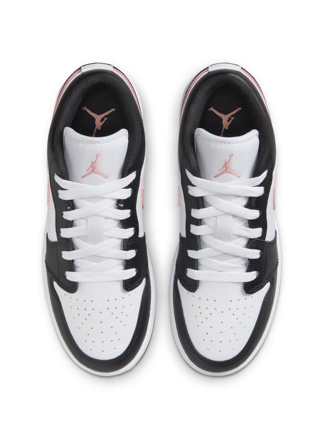 Air Jordan Big Kids 1 Low - White/Rustic Pink