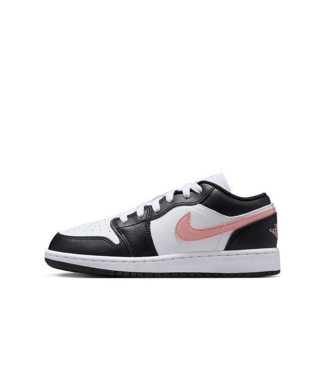 Air Jordan Big Kids 1 Low - White/Rustic Pink