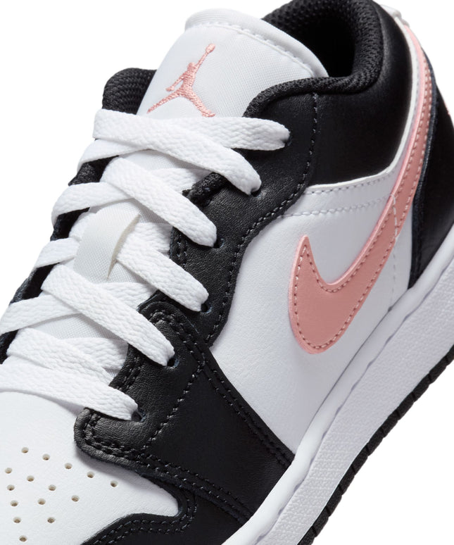 Air Jordan Big Kids 1 Low - White/Rustic Pink