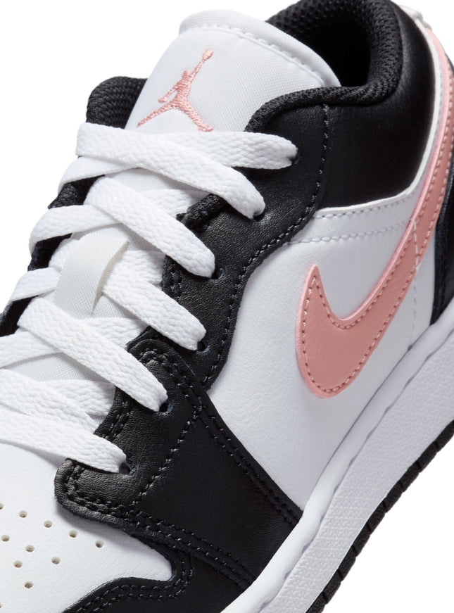 Air Jordan Big Kids 1 Low - White/Rustic Pink