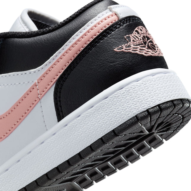 Air Jordan Big Kids 1 Low - White/Rustic Pink