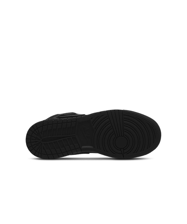 Air Jordan Big Kids 1 Mid - Triple Black