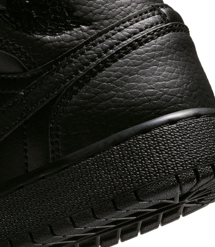 Air Jordan Big Kids 1 Mid - Triple Black