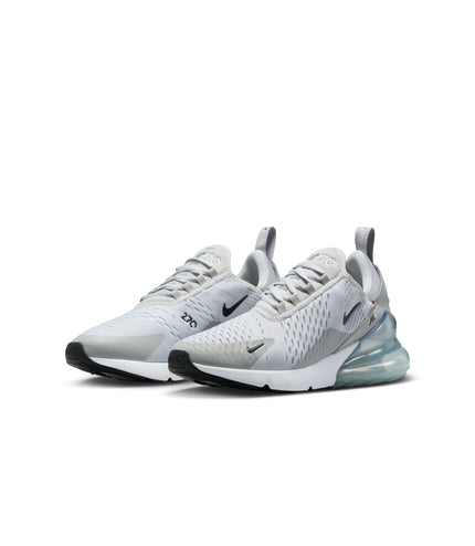 Nike Air Max 270 para mujer en platino puro/negro y gris humo claro