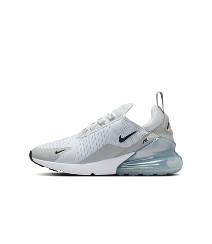 Nike Air Max 270 para mujer en platino puro/negro y gris humo claro