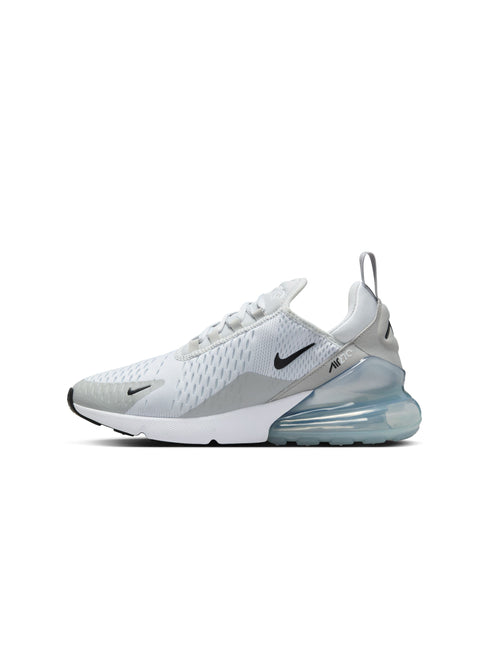 Nike Air Max 270 para mujer en platino puro/negro y gris humo claro