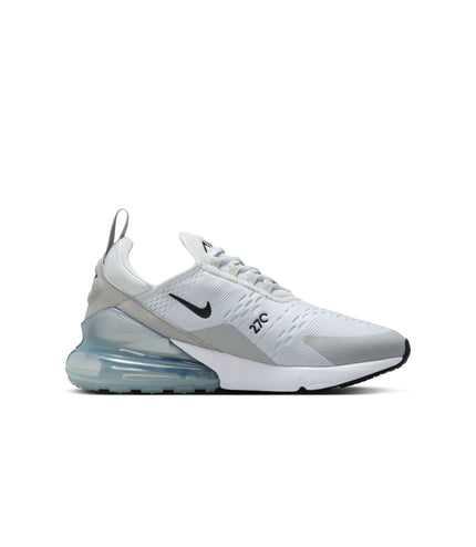 Nike Air Max 270 para mujer en platino puro/negro y gris humo claro