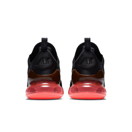 Nike Mens Air Max 270 Black/Black-Hot Punch