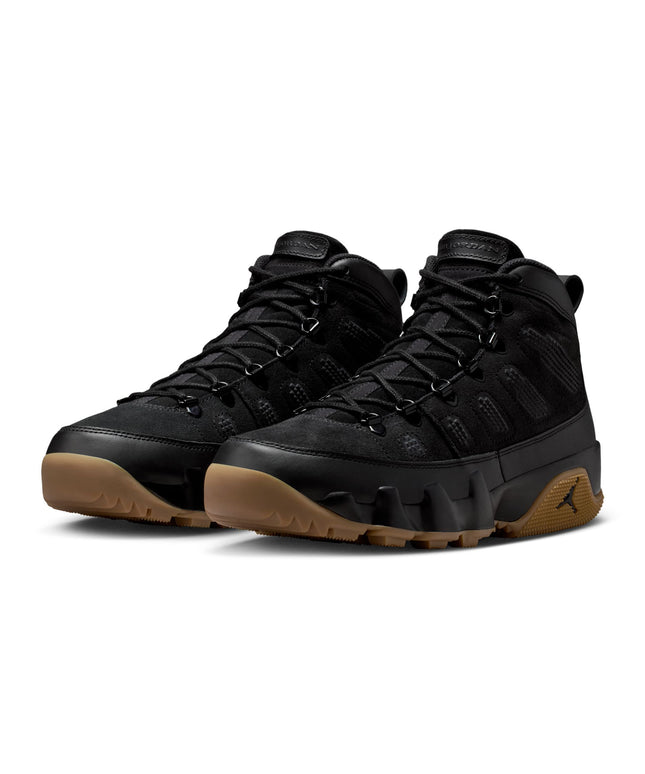 Air Jordan Mens 9 Retro - Black/Gum