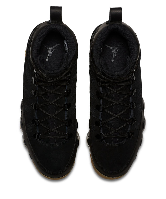 Air Jordan Mens 9 Retro - Black/Gum