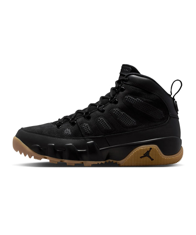Air Jordan Mens 9 Retro - Black/Gum