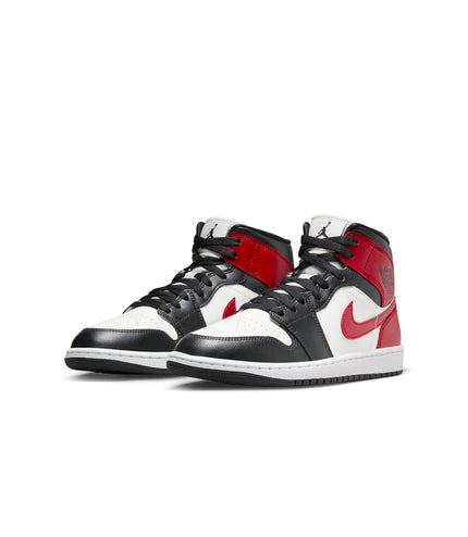 Air Jordan Womens 1 Mid - Gym Red