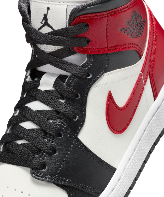 Air Jordan Womens 1 Mid - Gym Red