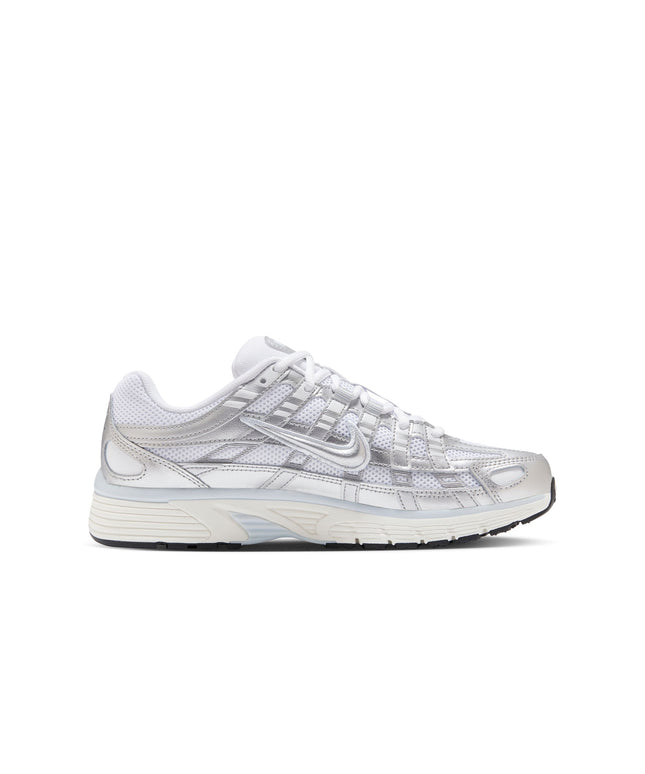 Nike Womens P-6000 - White/Metallic Silver