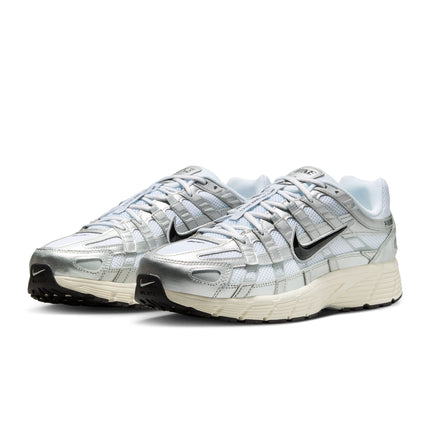 Nike Mens P-6000 - White/Metallic Silver