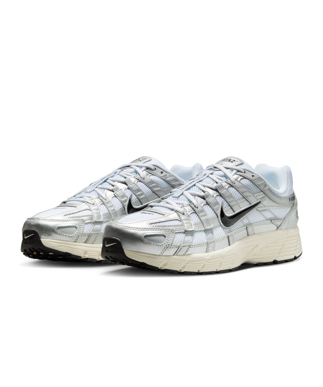 Nike Mens P-6000 - White/Metallic Silver