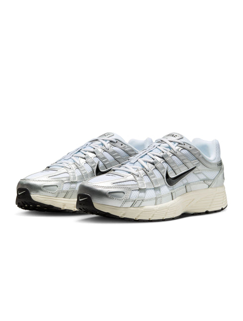 Nike Mens P-6000 - White/Metallic Silver