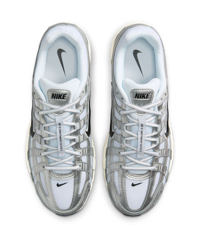 Nike Mens P-6000 - White/Metallic Silver