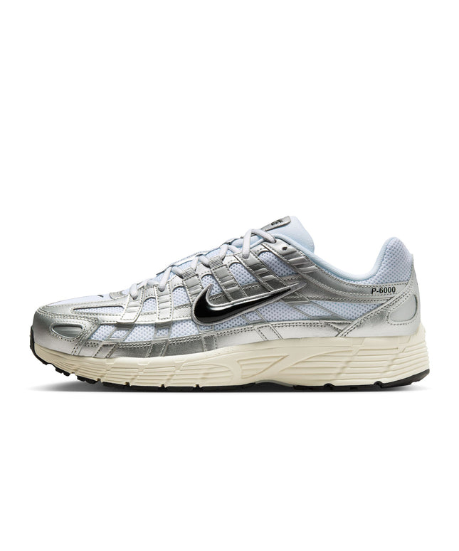 Nike Mens P-6000 - White/Metallic Silver