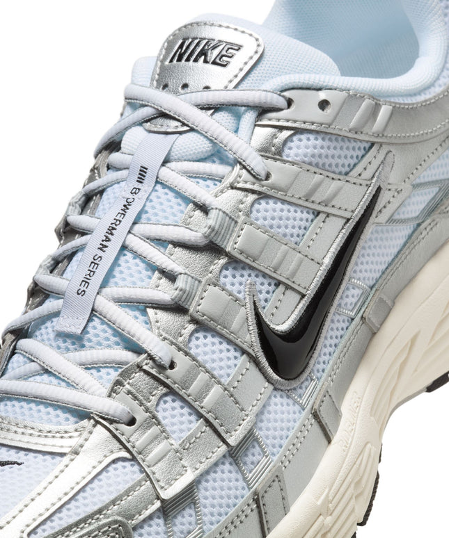 Nike Mens P-6000 - White/Metallic Silver