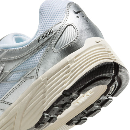 Nike Mens P-6000 - White/Metallic Silver