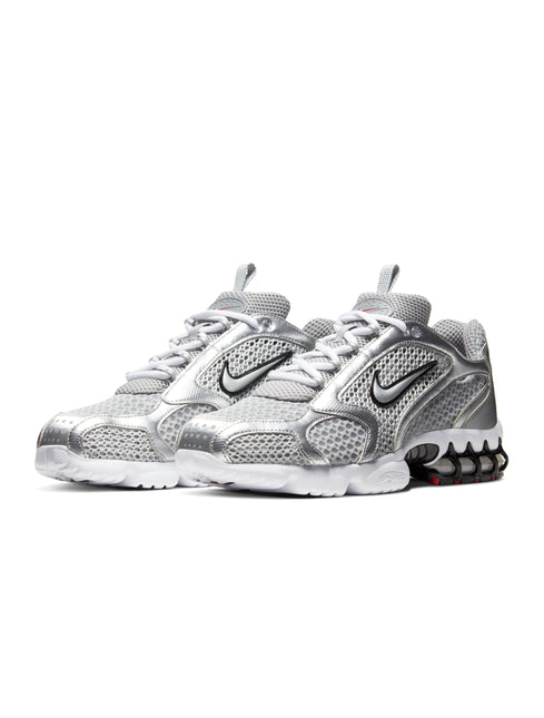 Nike Mens Air Zoom Spiridon Cage 2 - Smoke Grey/Metallic Silver