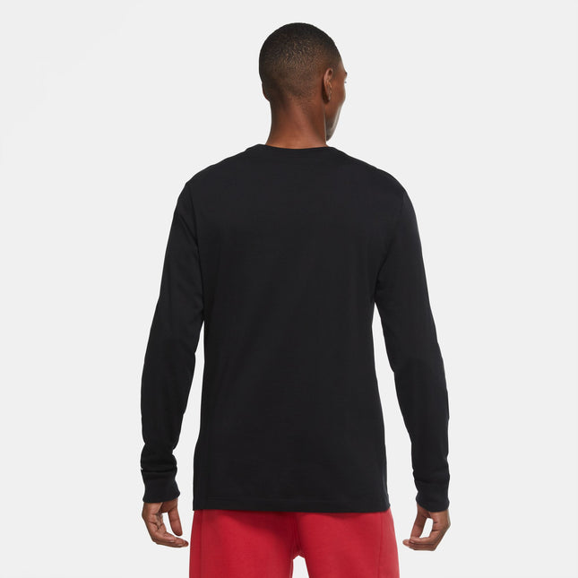 Air Jordan Mens Jumpman Chimney Long Sleeve - Black