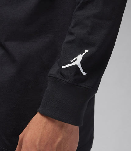 Air Jordan Mens Jumpman Chimney Long Sleeve - Black