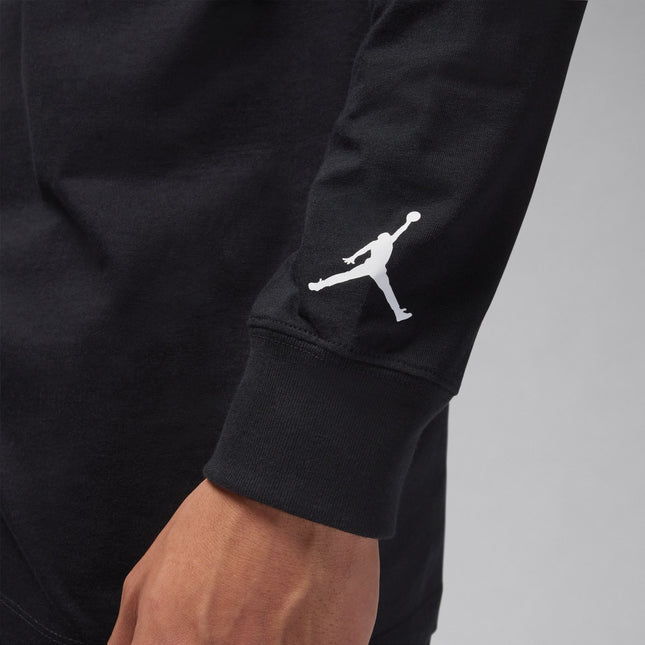 Air Jordan Mens Jumpman Chimney Long Sleeve - Black