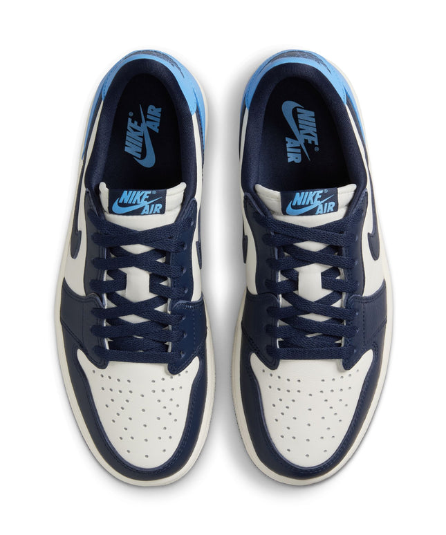 Air Jordan Hombres 1 Low OG UNC - Obsidiana