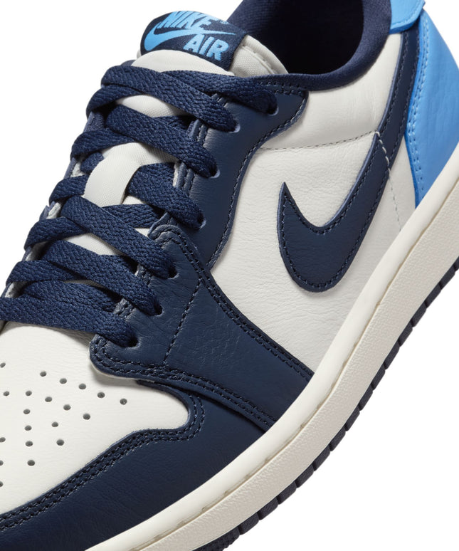 Air Jordan Hombres 1 Low OG UNC - Obsidiana
