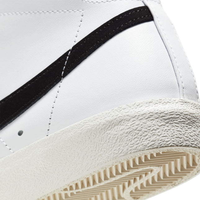 Nike Blazer Mid '77 para mujer, blanco/negro-vela
