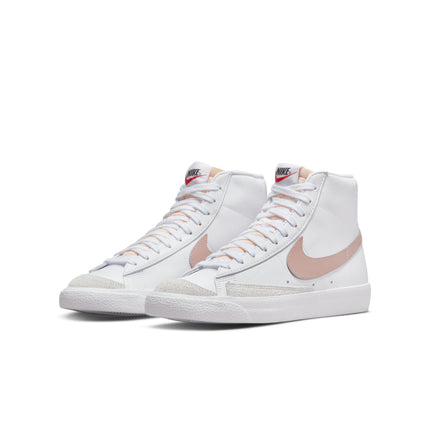 Nike Blazer Mid '77 para mujer - Oxford blanco/rosa